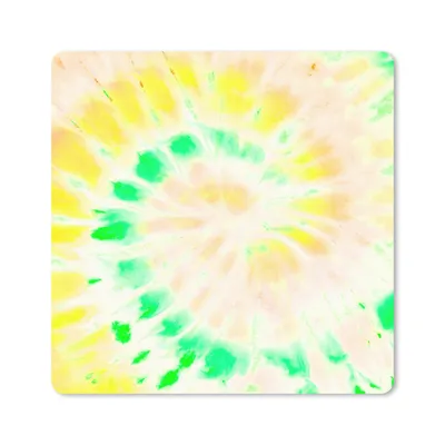 Produktbild von MuchoWow® Mauspad Mousepad Krawattenfärbung - Grün - Weiß 30x30 cm - Mousepads - Maus Mat - Pad - Mausunterlage - Gaming
