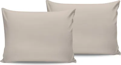 Produktbild von L'Essentiel Linge de Maison, De Cream, Satin-Kissenbezug-Set (2 Stück), Creme, 100 % Baumwollsatin, 50 x 70 cm