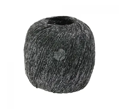 Produktbild von Lana Grossa Brillino 018 Schwarzbraun/Silber 25g