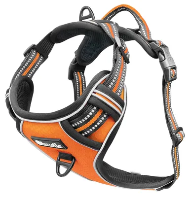 Produktbild von Bluzelle Hundegeschirr Brustgeschirr klein XS Anti-Zug reflektierend Griff
