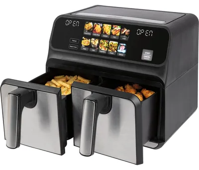 Produktbild von Clatronic PC-FR 1287 H inox Heißluft-Fritteuse 8 l 2200 W Edelstahl Schwarz (501287)