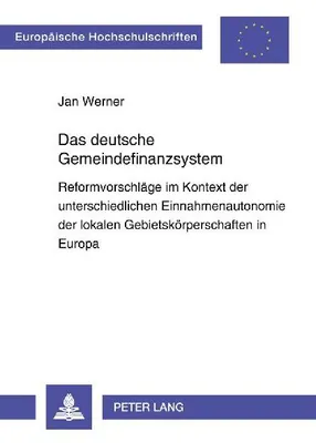 Produktbild von Das deutsche Gemeindefinanzsystem