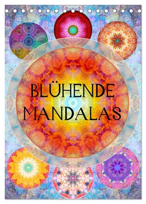 Produktbild von Blühende Mandalas (Tischkalender 2027 DIN A5 hoch), CALVENDO Monatskalender