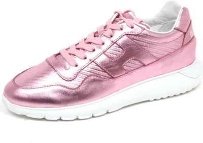 Produktbild von F7004 sneaker donna rosa Metall HOGAN H371 GALAXY LOVE scarpe Schuh Frau