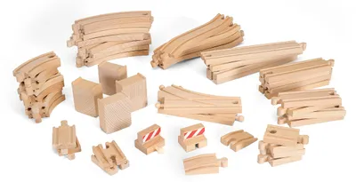 Produktbild von Großes Schienensortiment, 50 Teile BRIO 63377200