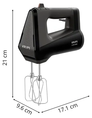 Productafbeelding van Handmixer 3MIX 6000 GN6028 (zwart, 600 Watt)