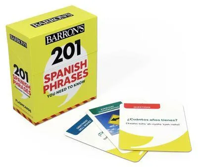 Productafbeelding van 201 Spanish Phrases You Need to Know Flashcards