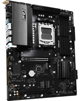 Obrázek produktu pro Asrock B850 Pro-A WiFi, AMD, Zásuvka AM5, AMD Ryzen 7000 Series, AMD Ryzen 8000 Series, AMD Ryzen 9000 Series, Zásuvka AM5, DDR5-SDRAM, 256 GB