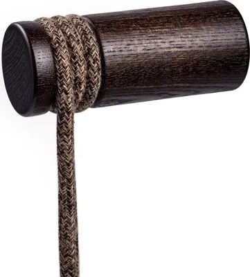 Image de Creative Cables Rolé Presse-étoupe En Bois. Fixation Murale Pour Lampe Suspendue Golden Golden One Size