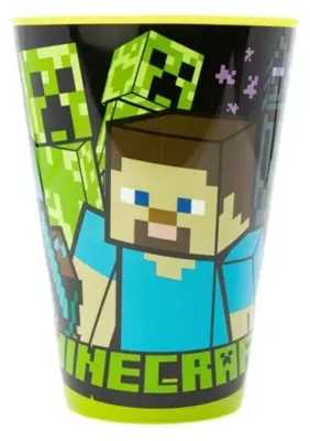 Produktbild von Minecraft großer Plastikbecher 430 ml