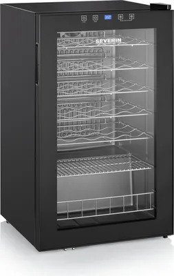 Obrázek produktu pro Severin WKS8908, Stojací, 36 lahev/lahve, G, Vnitřní osvětlení, Černá