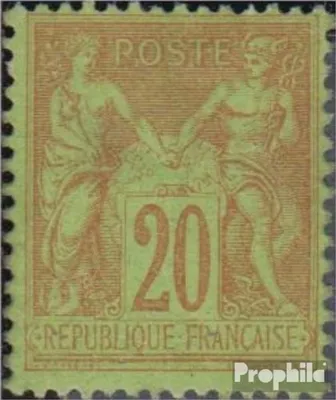 Produktbild von Briefmarken Frankreich 1884 Mi 79 (kompl.Ausg.) mit Falz Freimarke