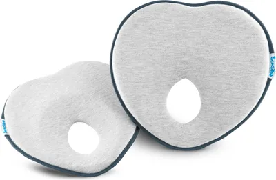 Produktbild von SENSILLO Babykissen Gegen Plattkopf Kopfkissen Loch Neugeborene Babys Graphit