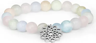 Produktbild von Morganit-Perlenarmband MINK96 / 17