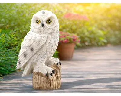 Zdjęcie produktu dla Verk 12390 Zahradní solární lampa sova IP65, 43 cm, teplá bílá