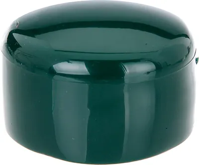 Produktbild von ALBERTS Pfostenkappe für runde Metallpfosten, Kst., grün, für Pfosten Ø48 mm, VE10St.