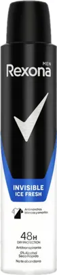 Produktbild von Rexona - Invisible Ice Fresh 48h Deospray für Männer - 200ml