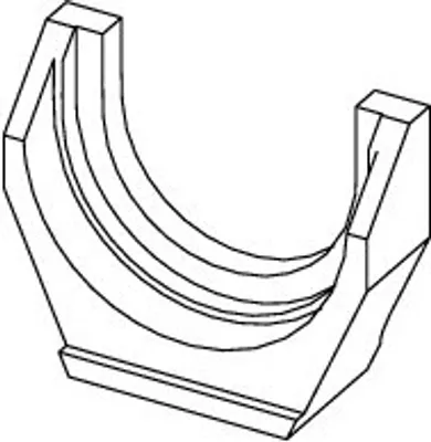 Produktbild von TECE 720217 TECEflex PMA 40 63 Pressgabel