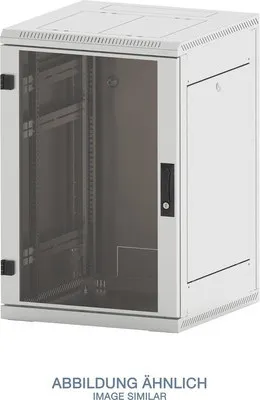 Produktbild von Triton RMA-22-A68-CAX-A1 19 Netzwerkschrank 22HE, 600x800mm, Glastür, grau