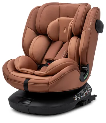 Productafbeelding van Osann Eno360 2, kinderzitje, 360 graden draaibaar met Isofix, geschikt voor kinderen van 40-150 cm, autostoeltje met Isofix en TopTether - Caramel