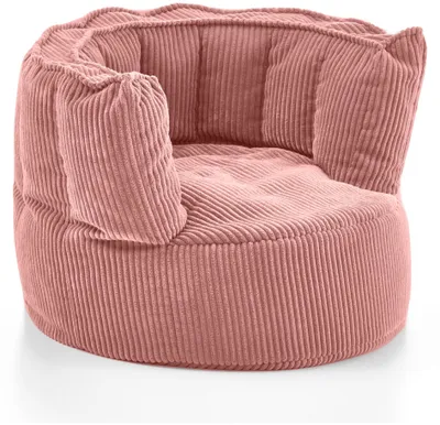 Productafbeelding van xonox.home Knuffelzak, klein, roze, cord. Afmetingen: 72x55x72 cm