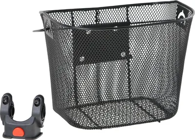Produktbild von LTJ 030018 Fahrradkorb Metall Korb mit Halter abnehmbar mit Klick-System