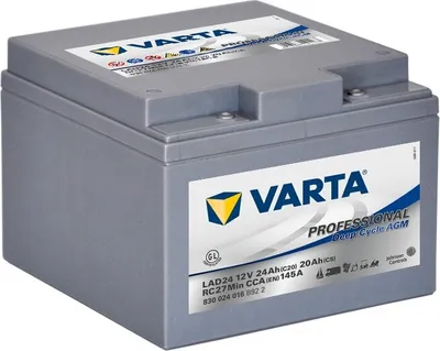 Produktbild von Varta Lad24 - Professional Dc Agm Batterie 12V / 24Ah