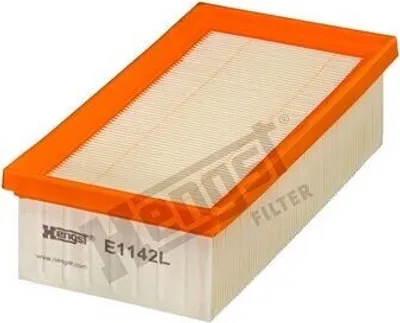 Produktbild von Luftfilter HENGST FILTER E1142L für OPEL Corsa F Filtereinsatz