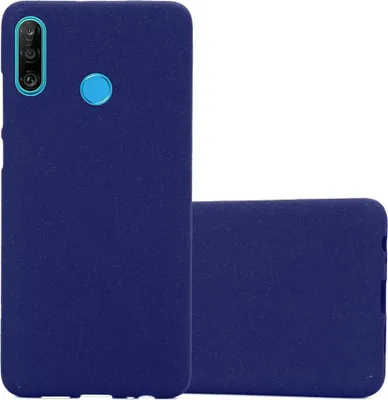 Produktbild von Cadorabo Schutzhülle für Huawei P30 LITE Hülle in Blau Handyhülle TPU Etui Cover Case