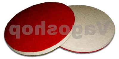 Produktbild von 3 Stück Klett Filz Polierscheiben 125 mm