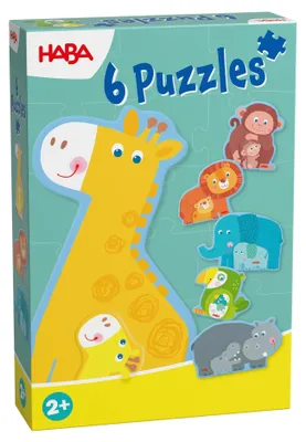 Productafbeelding van 6 eerste puzzels - Dierenfamilie