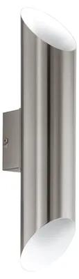 Immagine prodotto di Applique Biemissione Esterno Moderna Agolada Acciaio Bianco Led