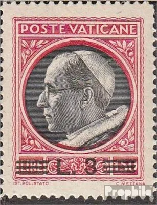 Produktbild von Briefmarken Vatikanstadt 1945 Mi 120 postfrisch Aufdruckausgabe