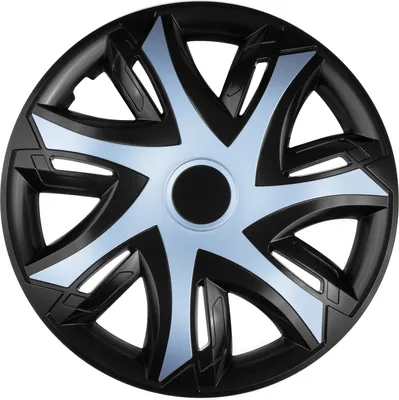 Obrázok produktu pre NRM N-Power kryty kolies pre oceľové disky Dvojfarebné kryty kolies Sada 4 ks Vozidlo KFZ Vhodné pre väčšinu značiek a diskov ABS plast Azúrová/čierna, 14"
