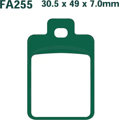 Image de Plaquettes de frein avant pour Piaggio Sfera 150, année de fabrication 1991-1994 - Plaquettes de frein EBC - Neuf