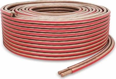 Produktbild von PURELINK Lautsprecherkabel, 2x1,5 mm², 100 m, transparent, OFC