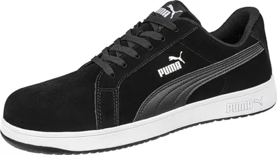 Produktbild von Puma ICONIC SUEDE Sicherheitsschuhe S1PL ESD SR schwarz 44