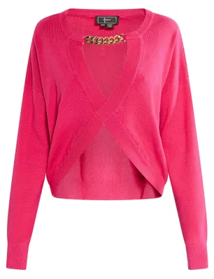 Produktbild von caspio Damen Strickpullover 11025358-CA06, Pink, XS/S