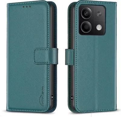 Produktbild von Xiaomi Redmi Note 13 4G Hülle - BINFEN Klapphülle - Grün