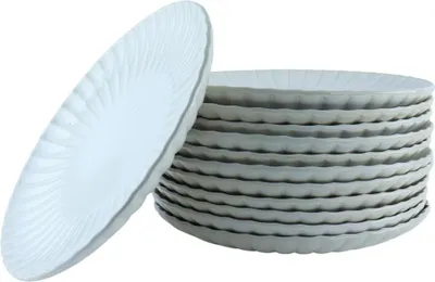 Produktbild von OTIX Speiseplatten-Set 12-teilig, 32 cm, weißes Keramik, SOLIS