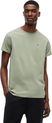 Zdjęcie produktu dla Koszulka męska Tommy Jeans, krótki rękaw, model Original Slim Fit, kolor: czarny (Spring Olive), rozmiar: M
