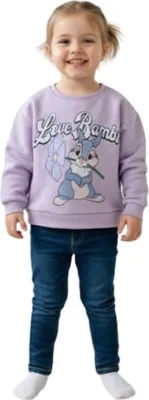 Immagine prodotto di Zara Baby Girl Felpa in cotone viola con imbottitura 92