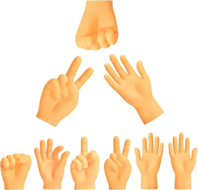 Produktbild von Mini-Fingerpuppen Finger Kleine Gummi-Fingerpuppen Spaß Interaktives Katzenspielzeug Streichspielzeug Katzenspielzeug 6 Stück Für Familie Freunde Spielen Urlaubsparty