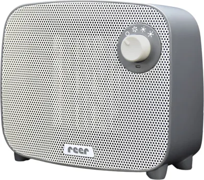 Nedis HTBA10GY Stufa Da Bagno 1200 W – Termostato Regolabile, 2 Modalità Di Calore, Montaggio A Parete IPX4 – Per Ambienti Fino A 12 M², Grigio