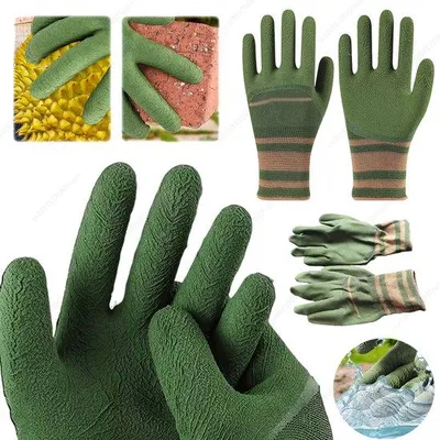 Image de Gants de jardinage - Résistants aux épines - Imperméables - Respirants - Pour les cactus et les roses