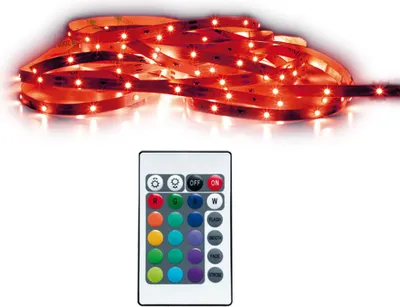 Produktbild von Müller-Licht LED Strip Streifen Leni 5m 24W RGBW 1540lm mit Netzteil und Fernbedienung