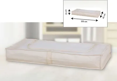 Produktbild von Unterbettkommode aus Stoff Aufbewahrungsbox Unterbettbox Kleidersack Kleiderbox