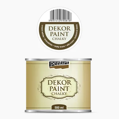 Immagine prodotto di PENTART Colore decorativo gessoso, 500 ml, Crema