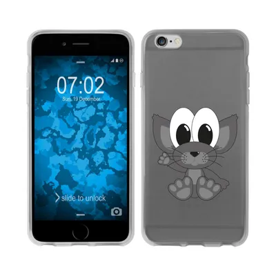 Produktbild von PhoneNatic Case kompatibel mit Apple iPhone 6s / 6 Silikon-Hülle Cutiemals M5