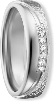 Immagine prodotto di Anello dell'amicizia zirconi 925/- argento rodiato